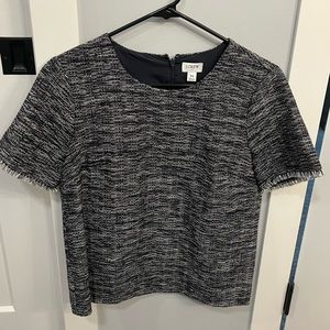 NWT J Crew Woven Boxy Top